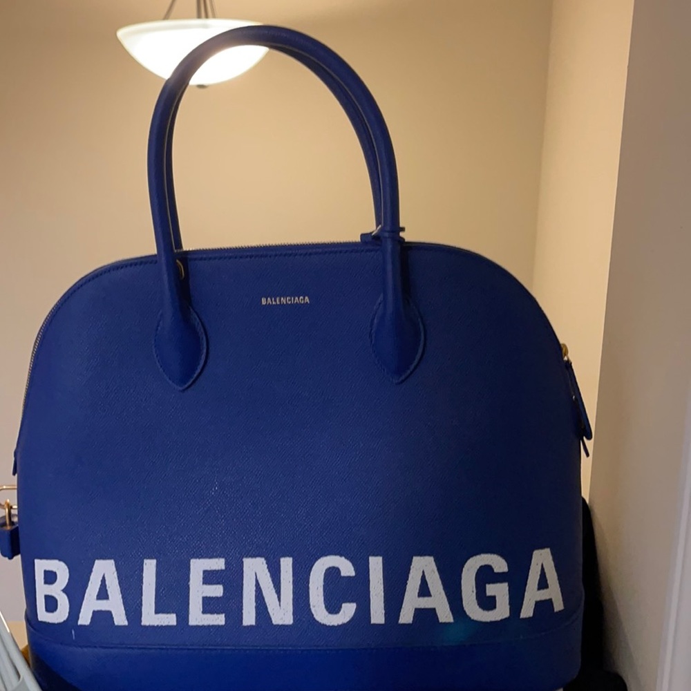 Large Balenciaga purse. Color: Royal Blue